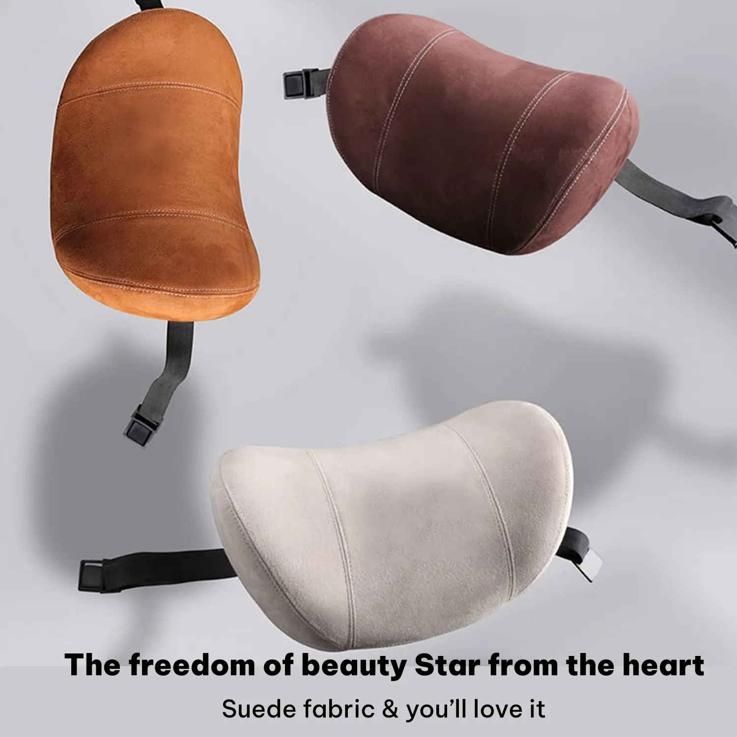Custom Text For Car Headrest (2 PCS), Compatible with All Cars, 2023 Update Version Premium Memory Foam Car Neck Pillow TY15985