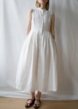 D03 Penelope Dress, Ivory