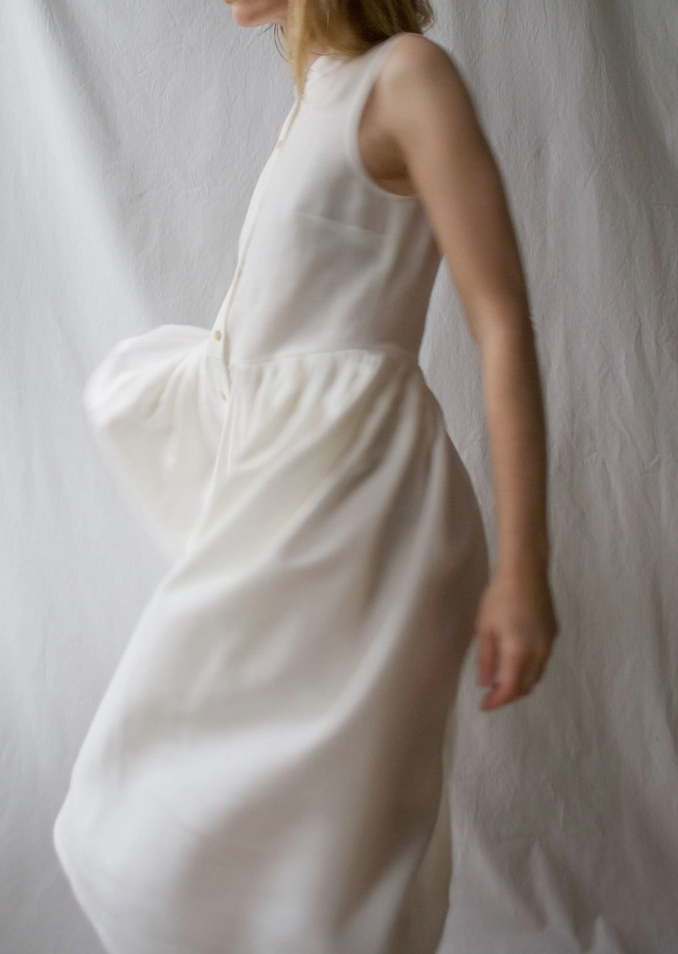 D03 Penelope Dress, Ivory