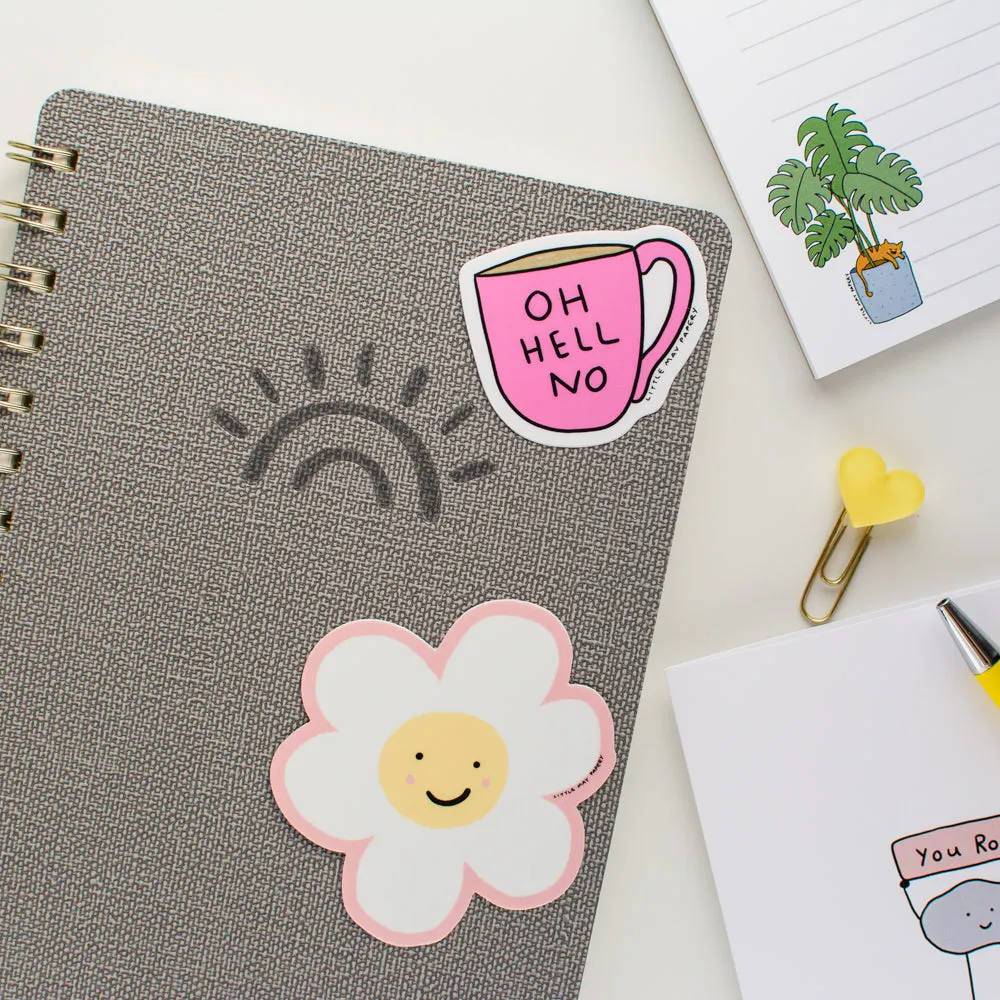 Daisy vinyl sticker