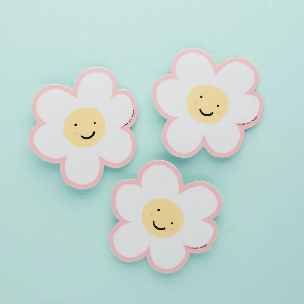 Daisy vinyl sticker