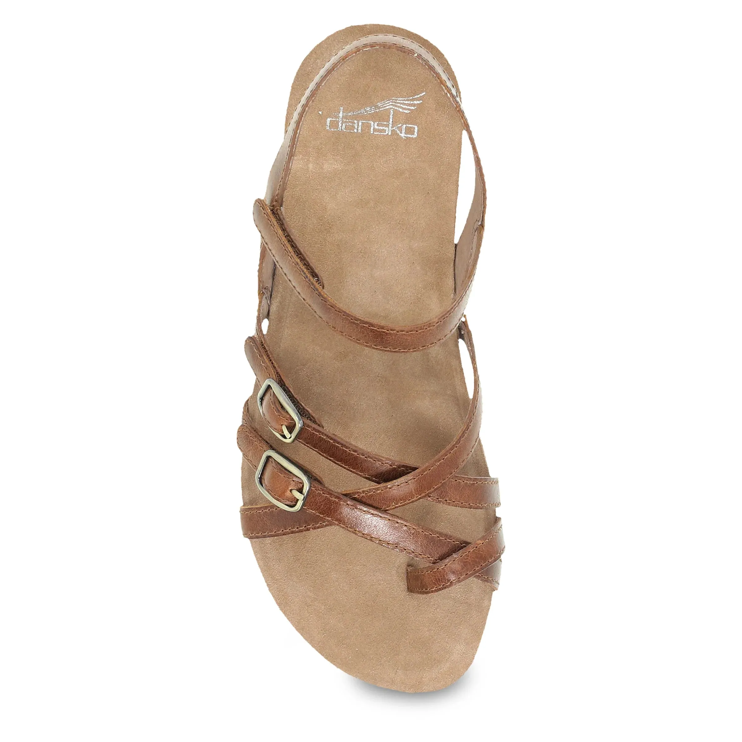 Dansko Women's Roslyn Sandal - Tan Waxy Burnished