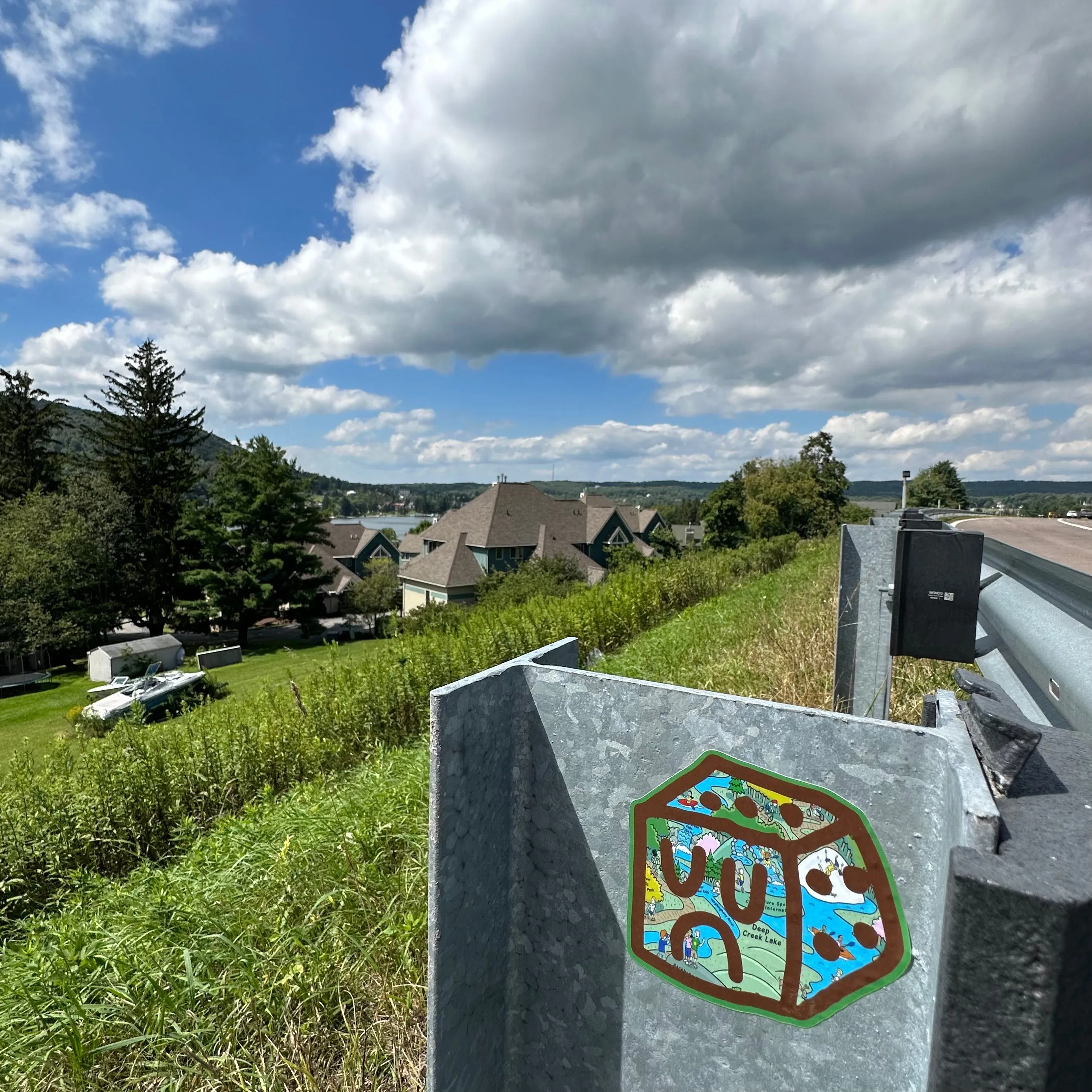 DEEP CREEK MD DICE BOY STICKER