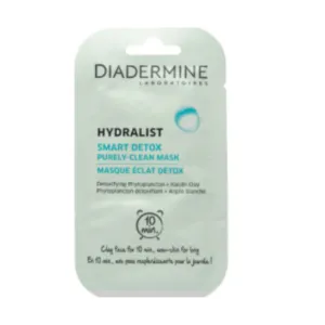 Diadermine hydralist smart detox purely-clean mask x3 packs