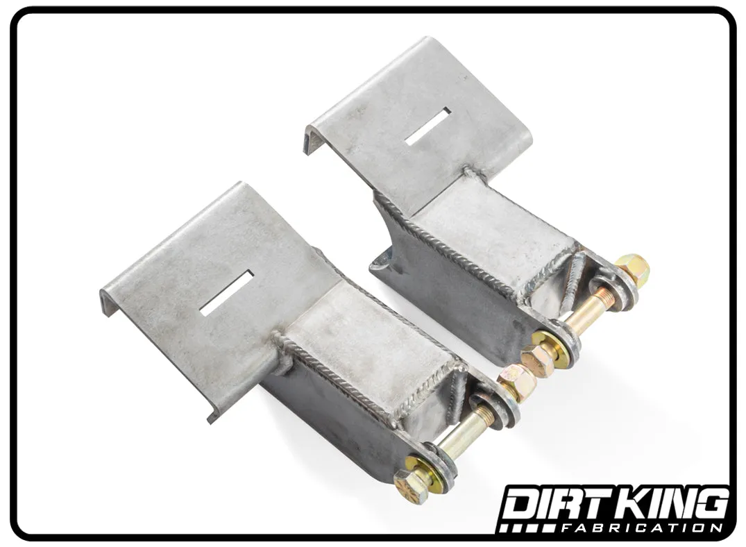 Dirt King Rear Shock Mounts with Bump Pads Toyota Tundra 2007-2021