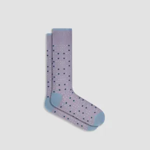 Dotted Cashmere Mid-Calf Socks