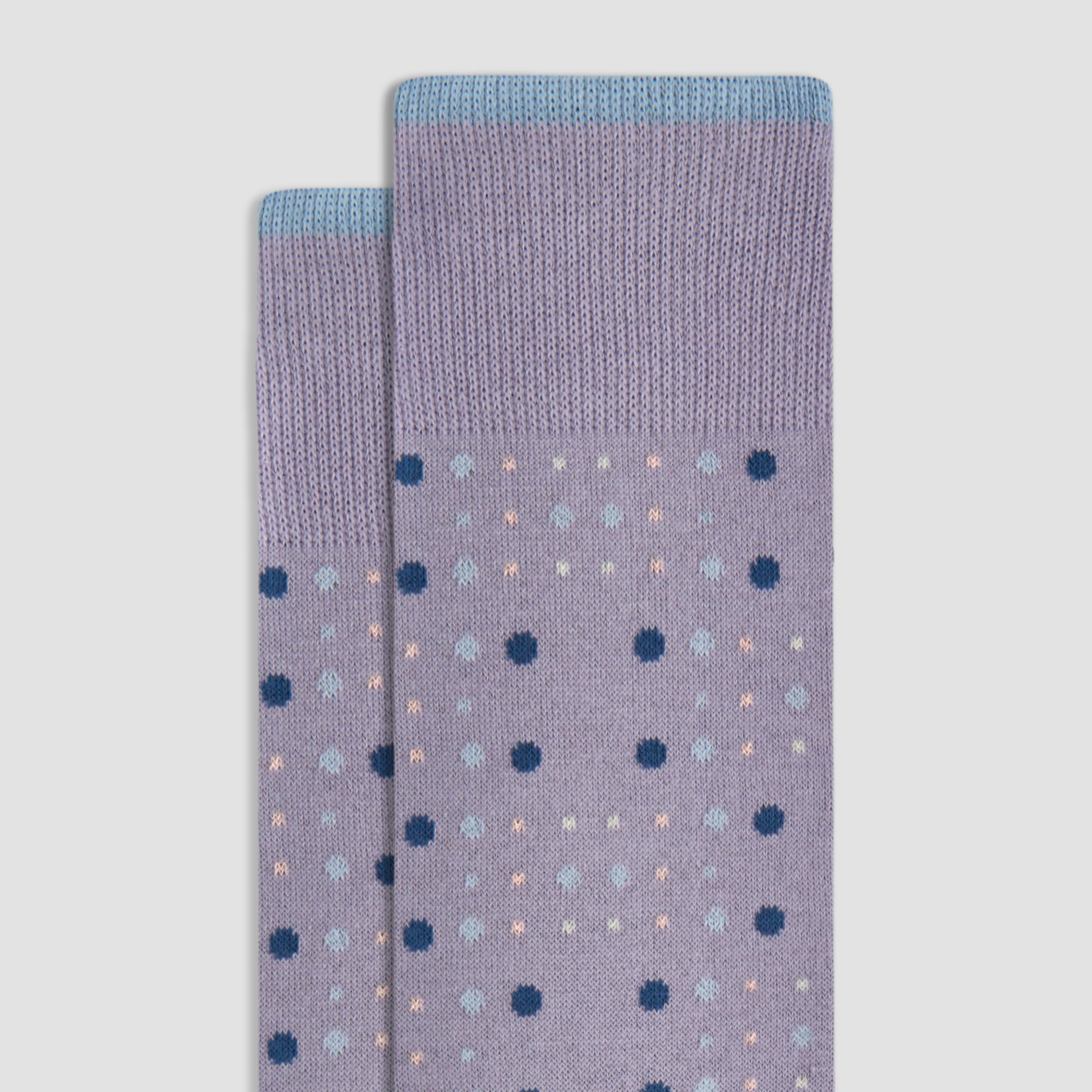 Dotted Cashmere Mid-Calf Socks