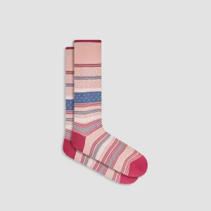 Dotted Stripes Mid-Calf Socks