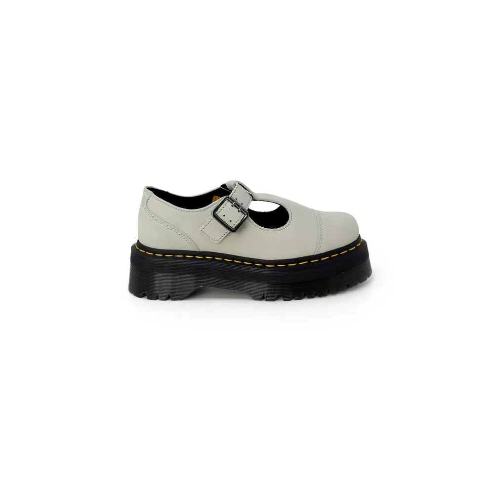Dr. Martens Green Suede Leather Flat Shoe