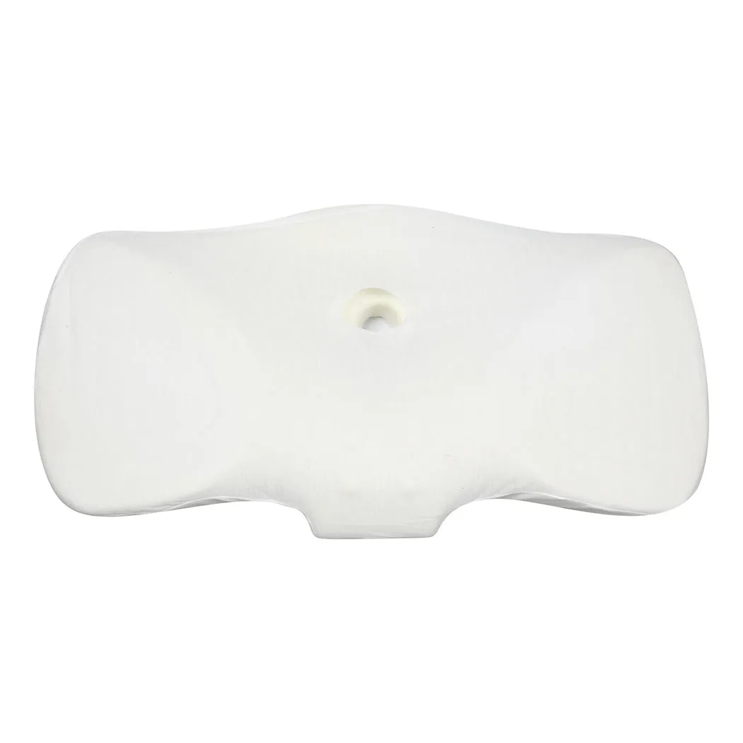 Dreamz Memory Foam Pillow Pillowcase Supprt Grey Rebound