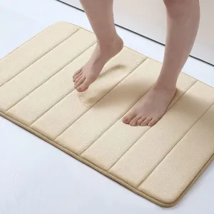 Drimat Memory Foam Bath Mat Beige