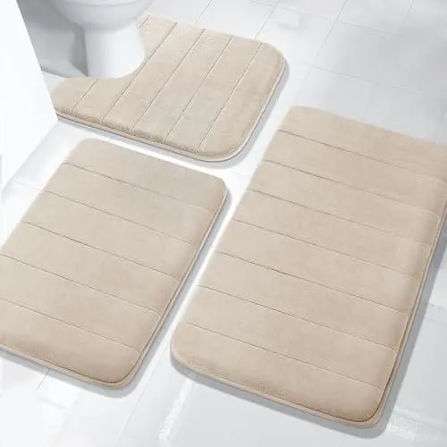 Drimat Memory Foam Bath Mat Beige