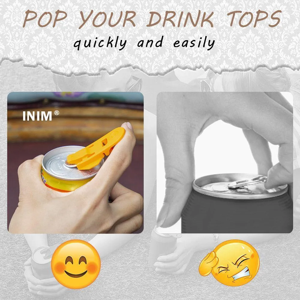 Easy Beverage Can Opener & Smart Lid (6pcs)