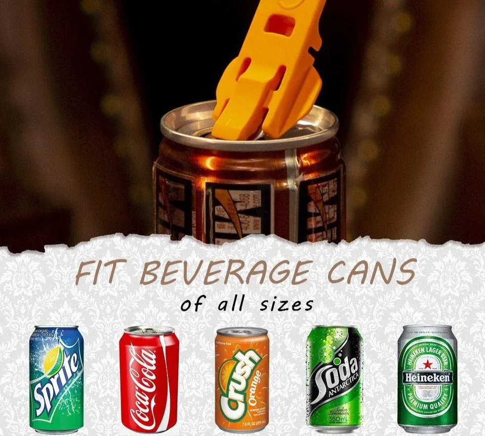 Easy Beverage Can Opener & Smart Lid (6pcs)