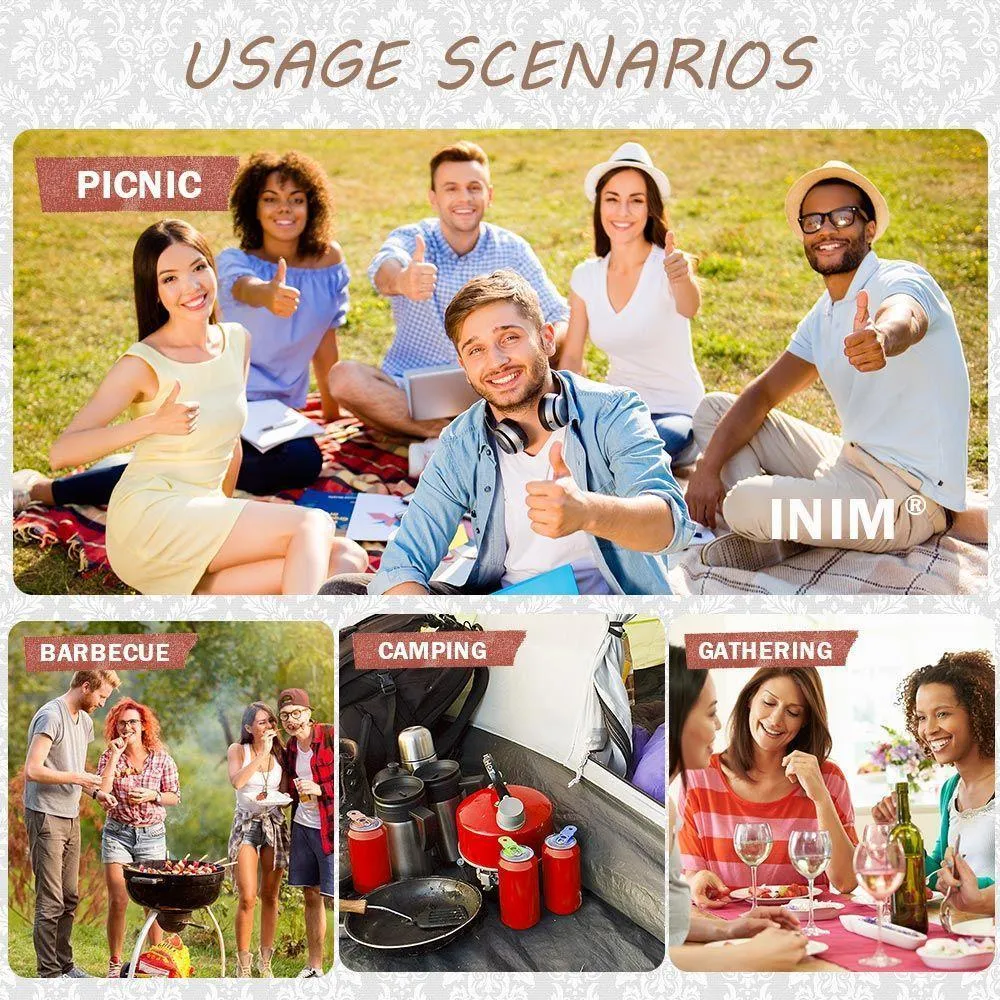 Easy Beverage Can Opener & Smart Lid (6pcs)
