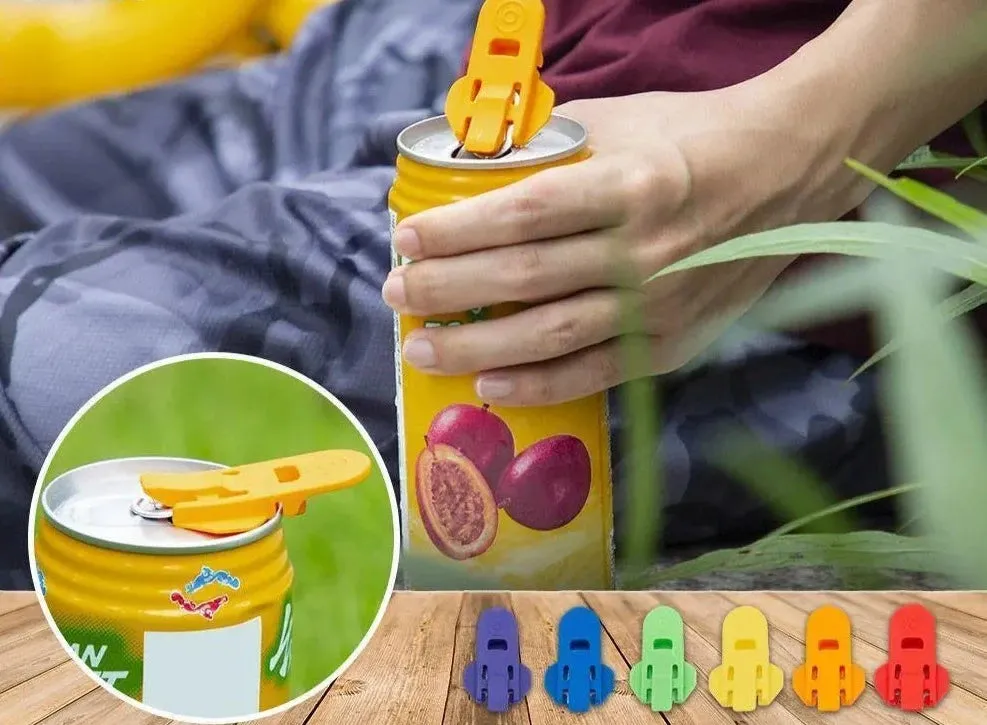 Easy Beverage Can Opener & Smart Lid (6pcs)