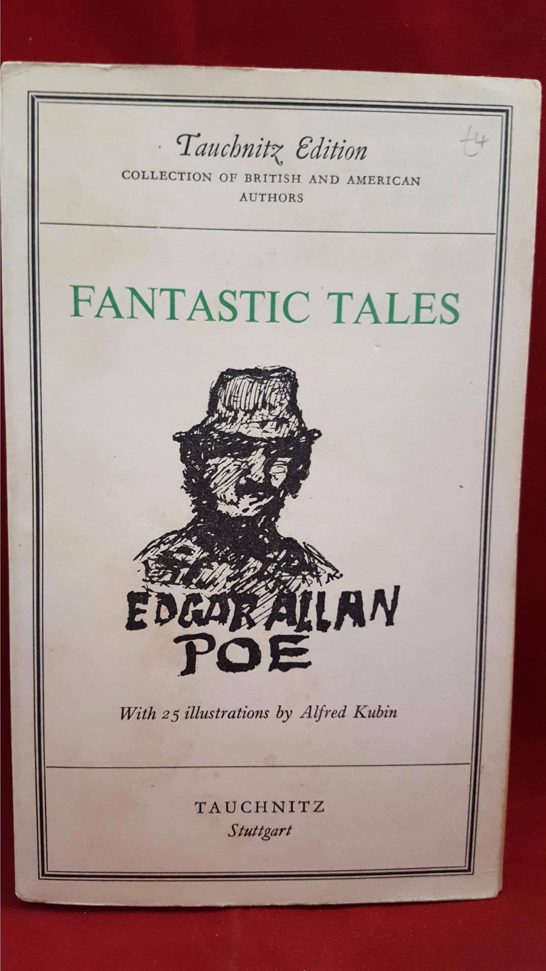 Edgar Allan Poe - Fantastic Tales, Tauchnitz Edition,1915