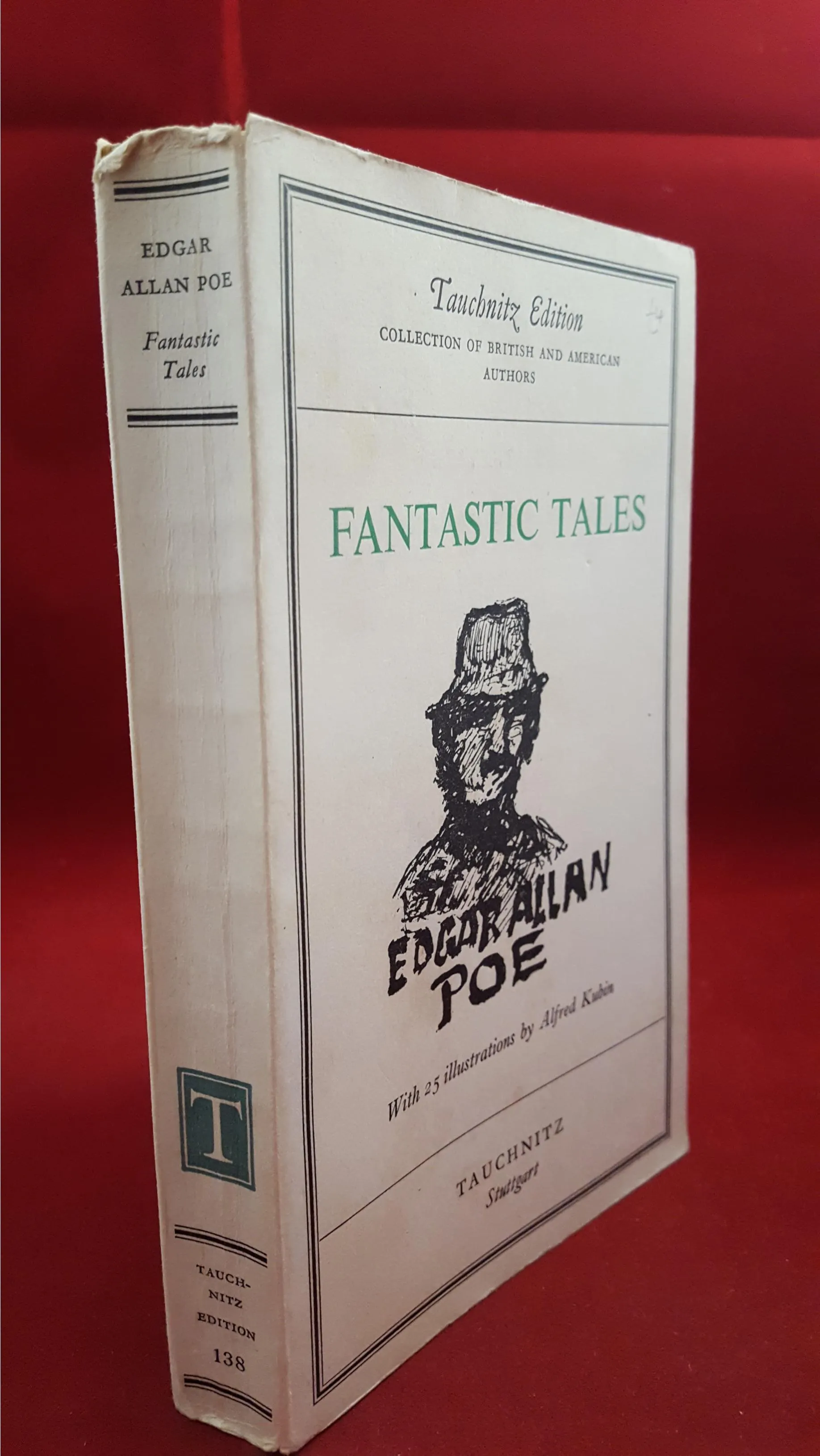 Edgar Allan Poe - Fantastic Tales, Tauchnitz Edition,1915