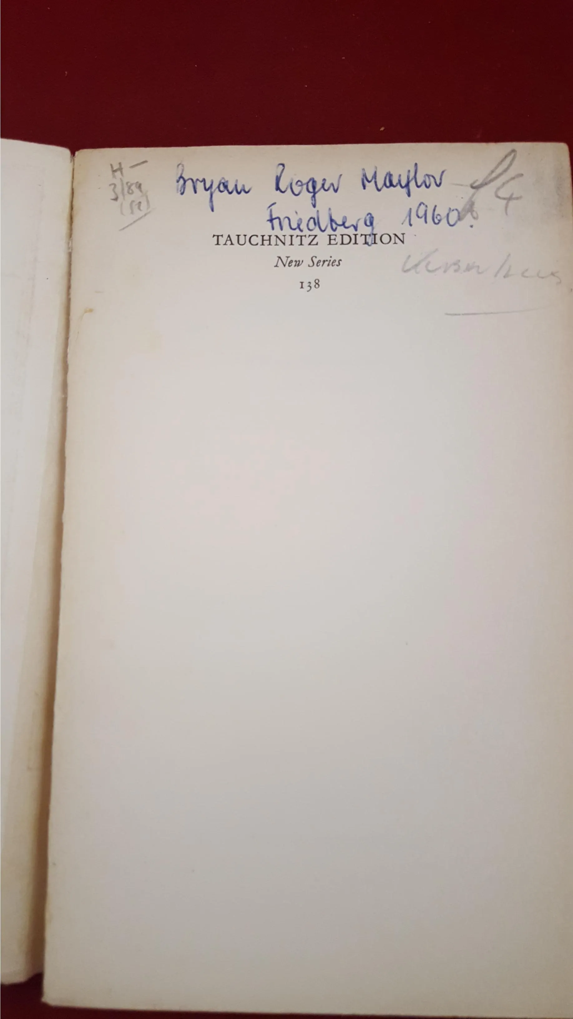 Edgar Allan Poe - Fantastic Tales, Tauchnitz Edition,1915