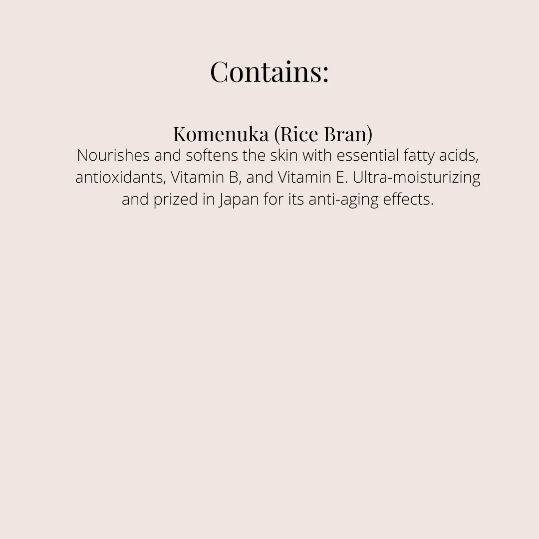 Edo Cosme Rice Bran Facial Wash