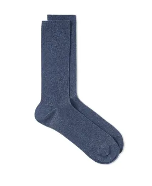 Eight Mid-Calf Navy