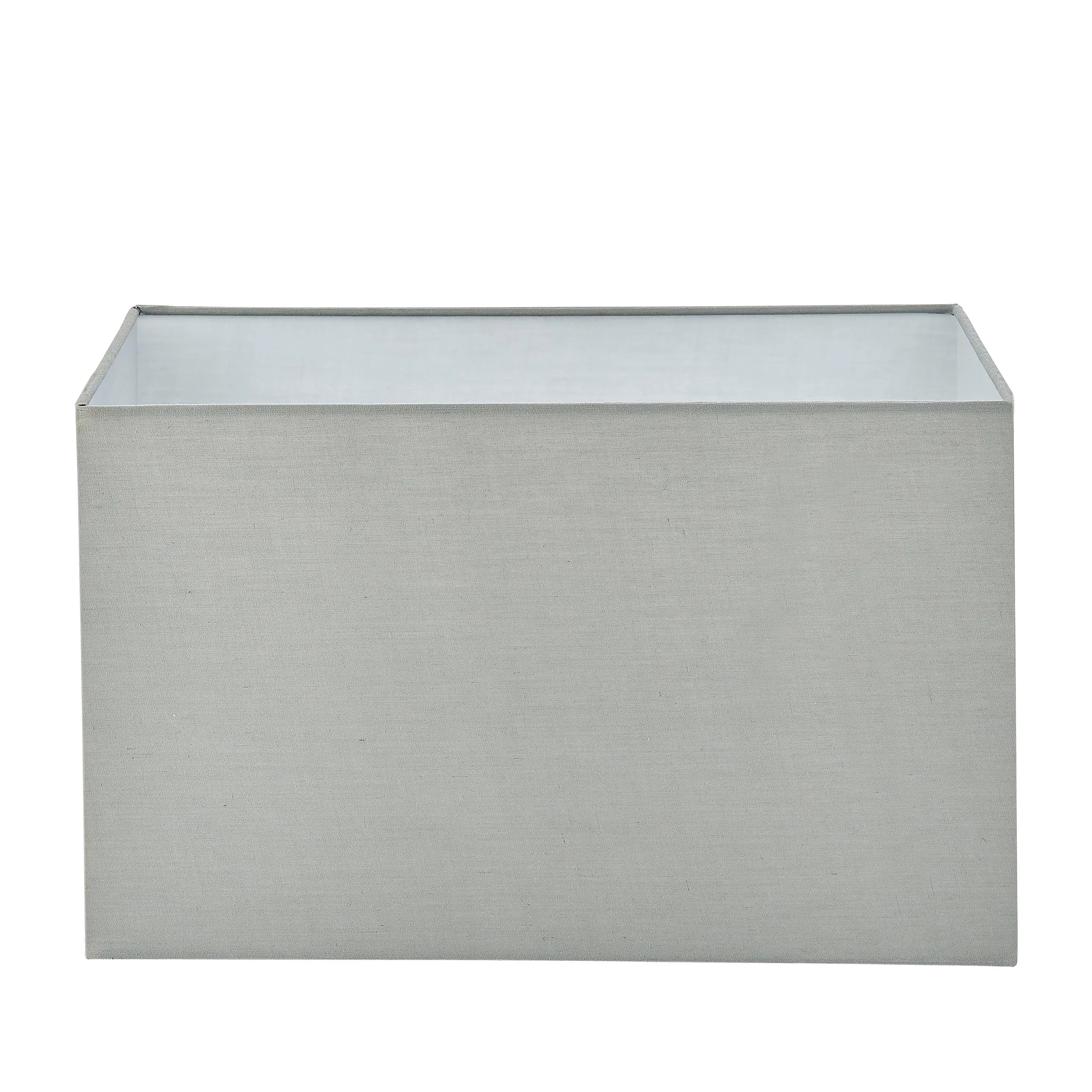 Endon 77479 Rectangular 1lt Shade Grey fabric 60W E27 or B22 GLS (Required)