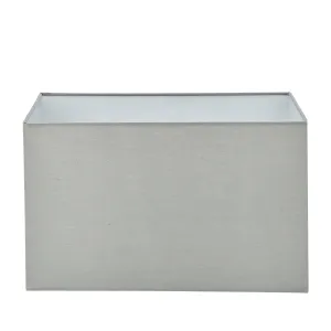 Endon 77479 Rectangular 1lt Shade Grey fabric 60W E27 or B22 GLS (Required)