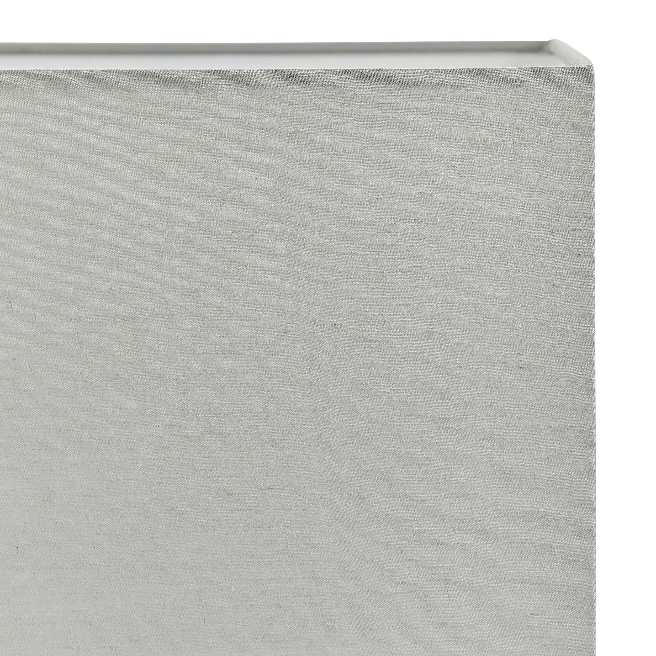 Endon 77479 Rectangular 1lt Shade Grey fabric 60W E27 or B22 GLS (Required)