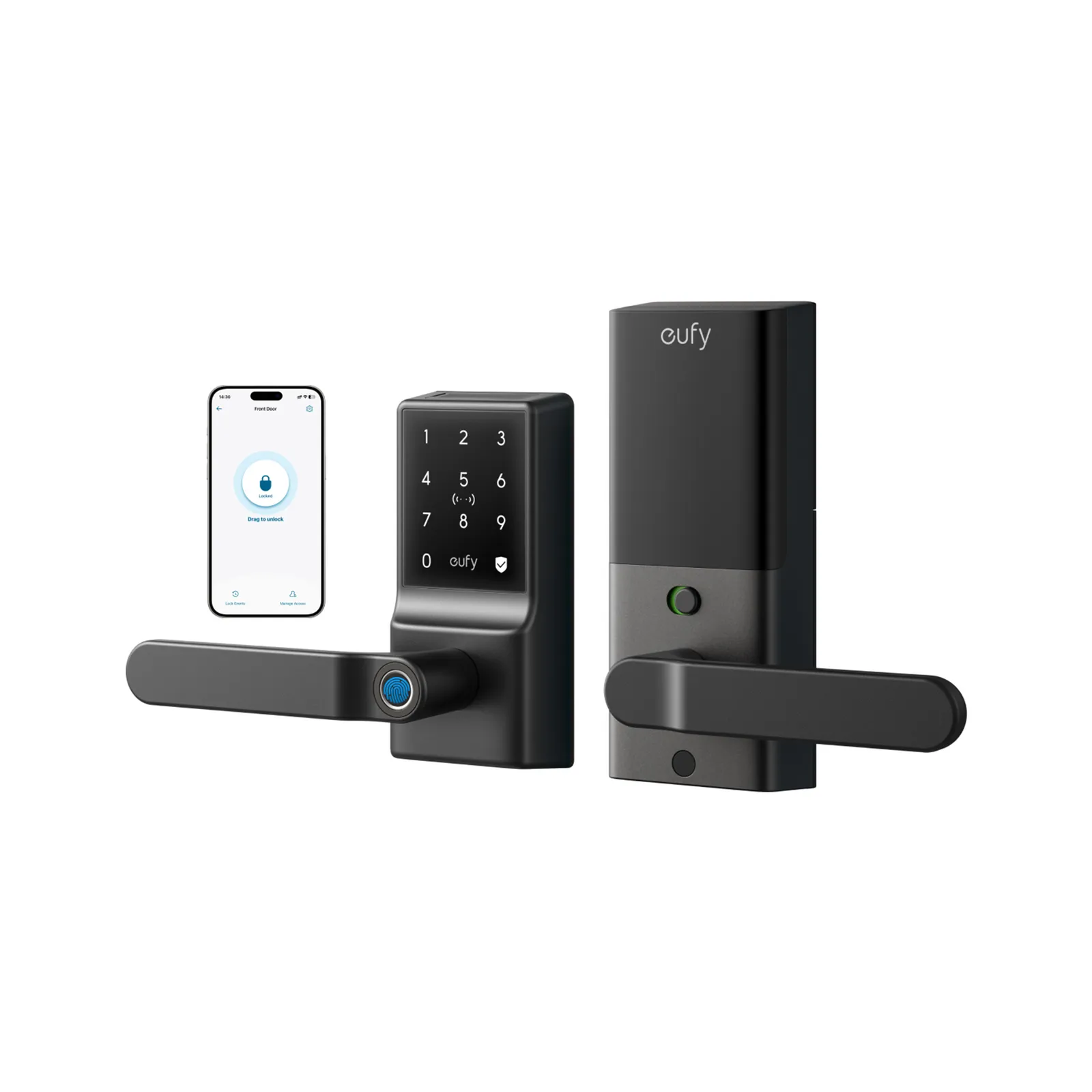 Eufy Black Security Smart Lever Lock C33