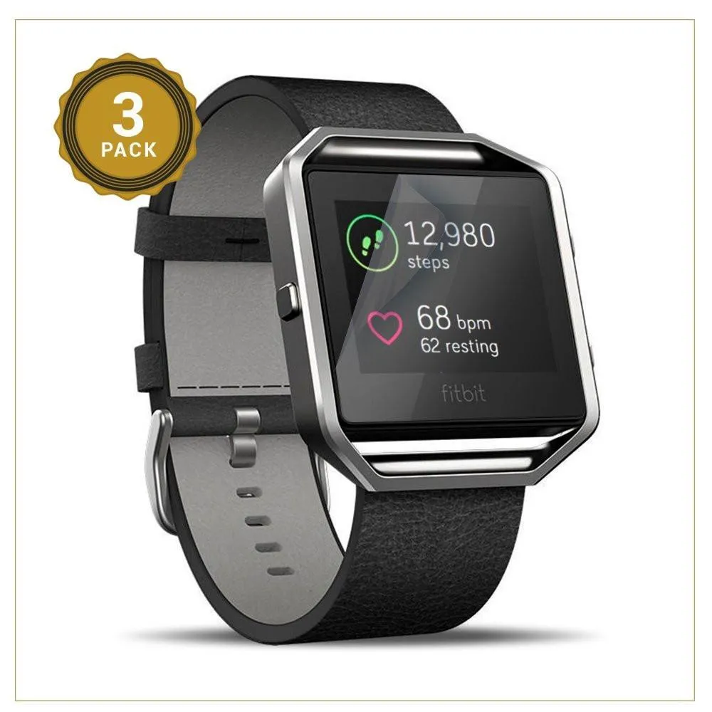EXINOZ Fitbit Blaze Tempered Glass Screen Protector