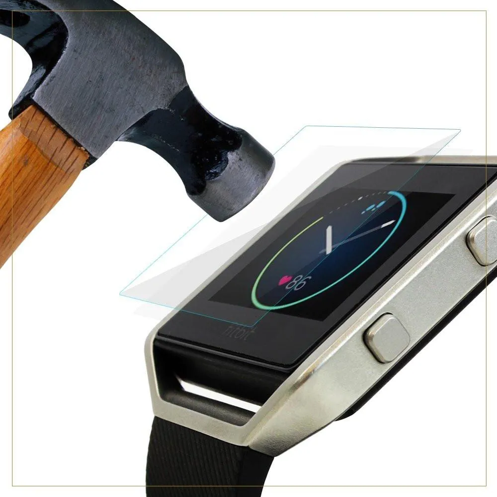 EXINOZ Fitbit Blaze Tempered Glass Screen Protector
