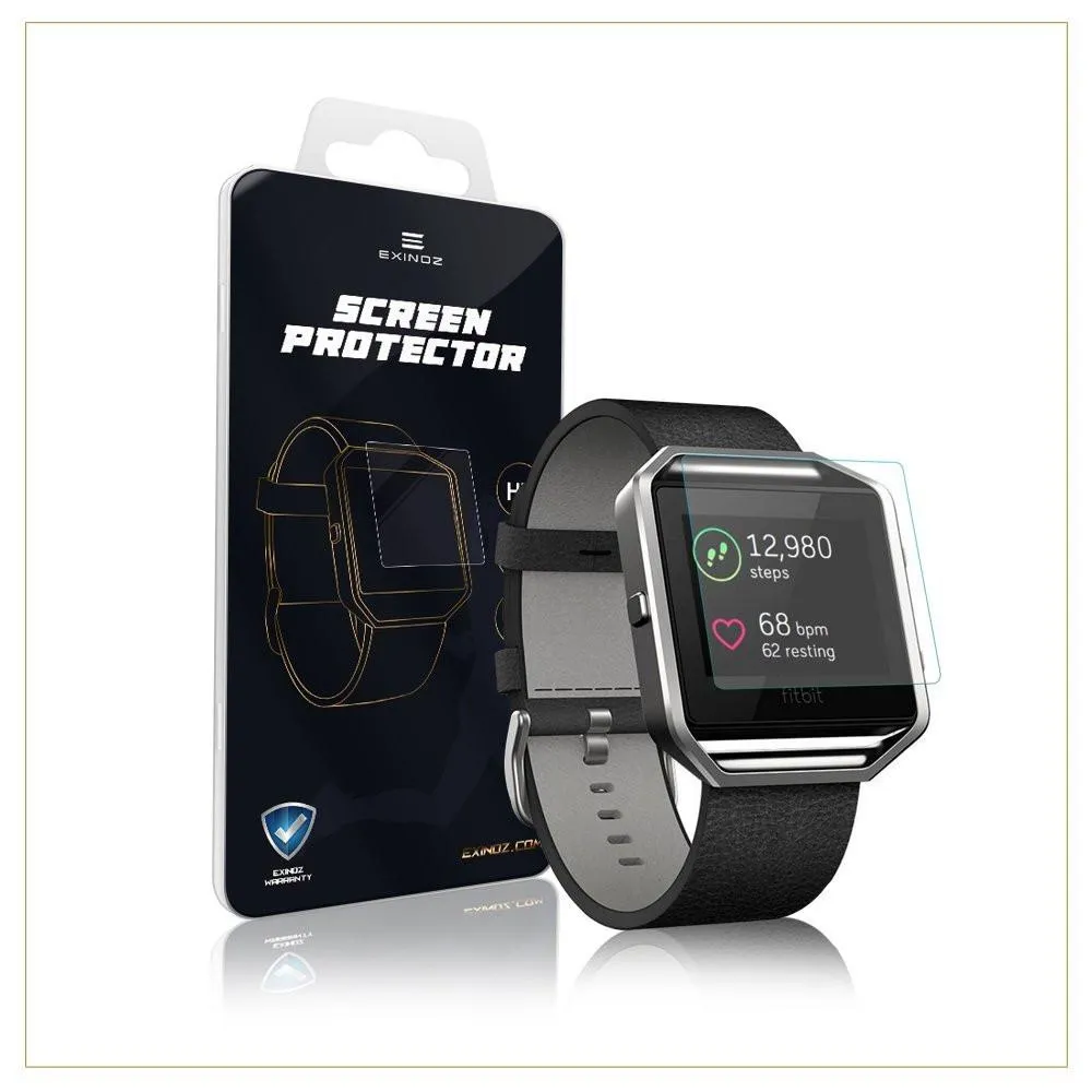 EXINOZ Fitbit Blaze Tempered Glass Screen Protector