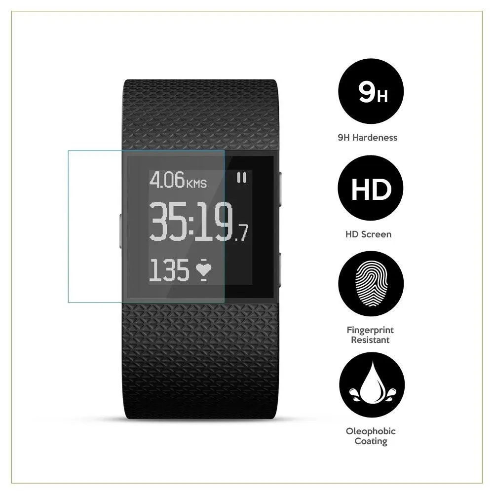 EXINOZ Fitbit Surge Screen Protector