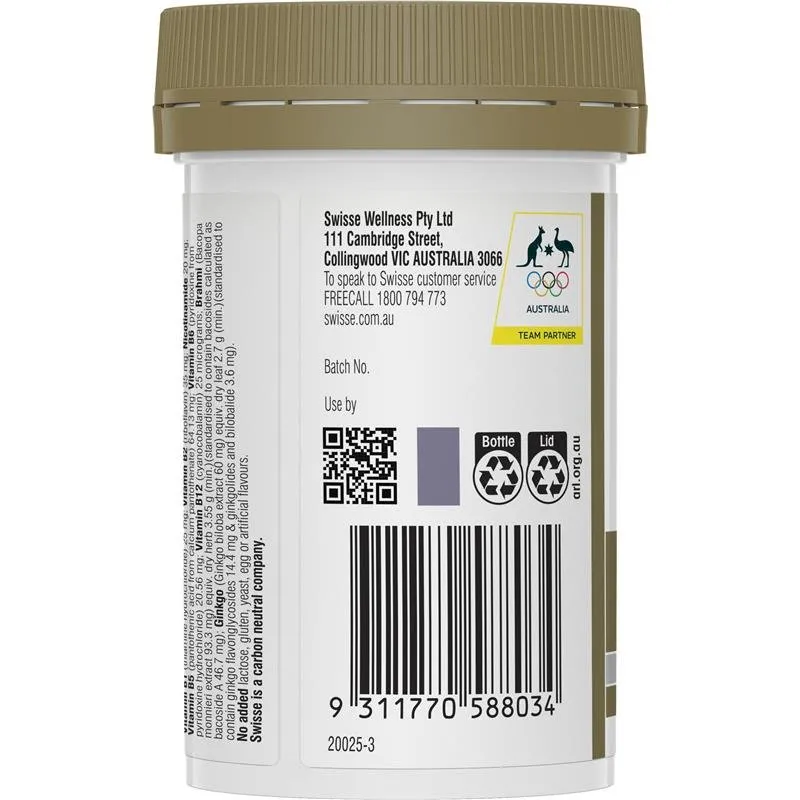 [Expiry: 12/2025] Swisse Ultiboost Memory   Focus 50 Tablets