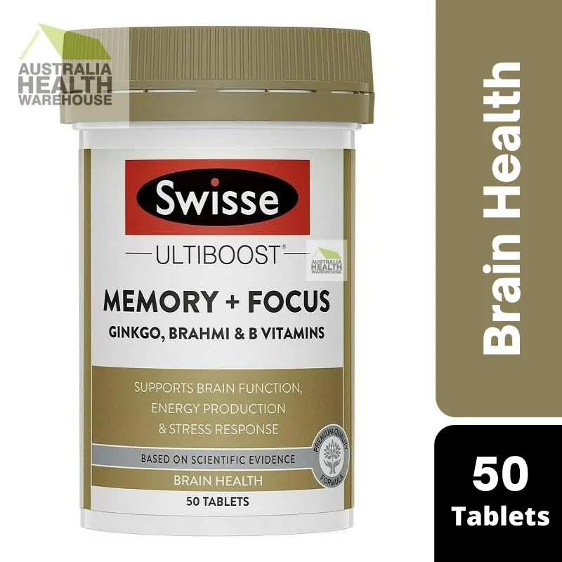 [Expiry: 12/2025] Swisse Ultiboost Memory   Focus 50 Tablets