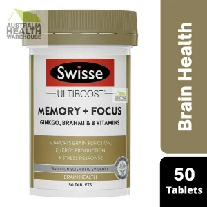 [Expiry: 12/2025] Swisse Ultiboost Memory   Focus 50 Tablets