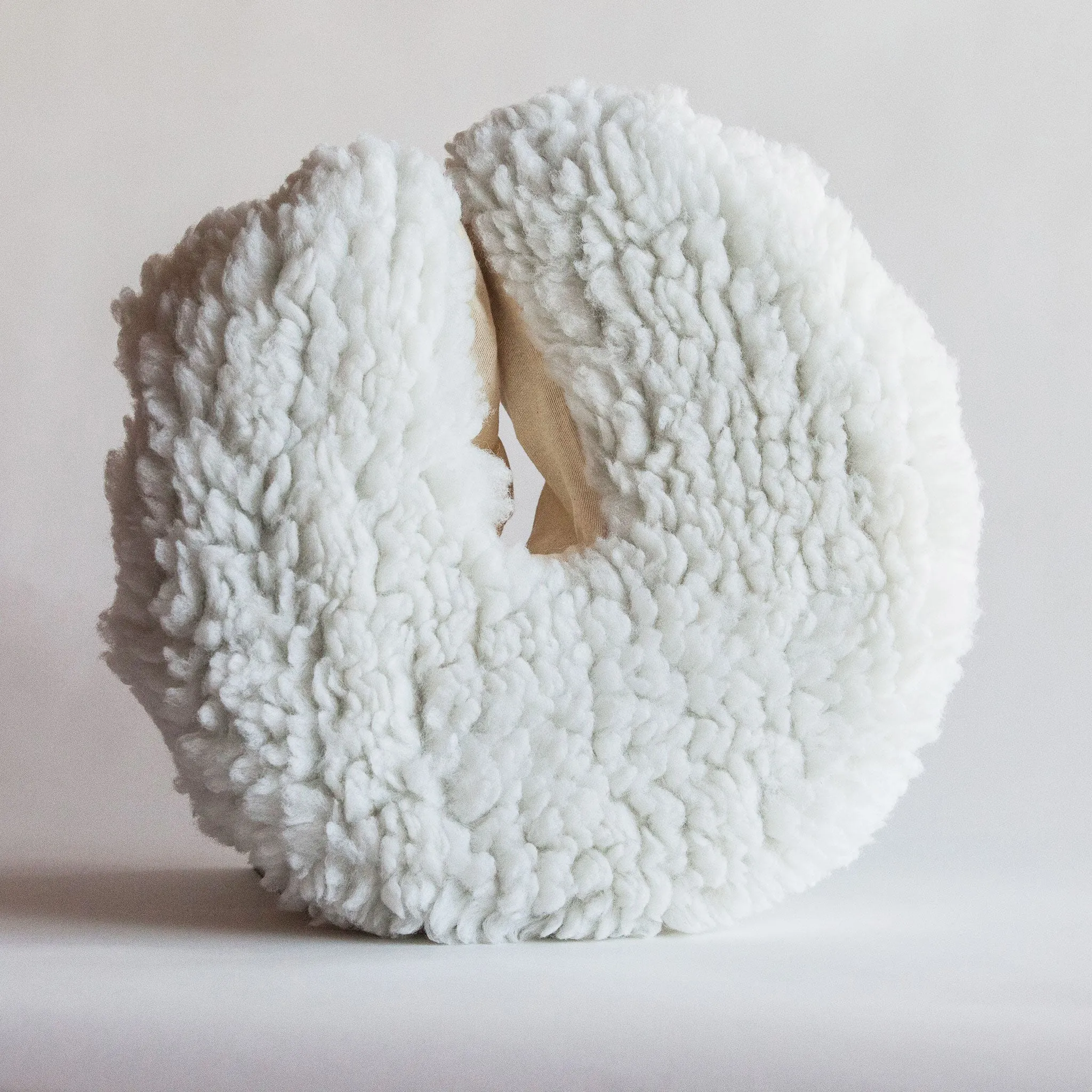 Face Rest Cover - Fitted - Fleece - Beige - PolyAcrylic