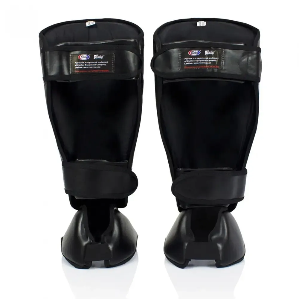 Fairtex SP7 Twister Detachable Shin Guards Black