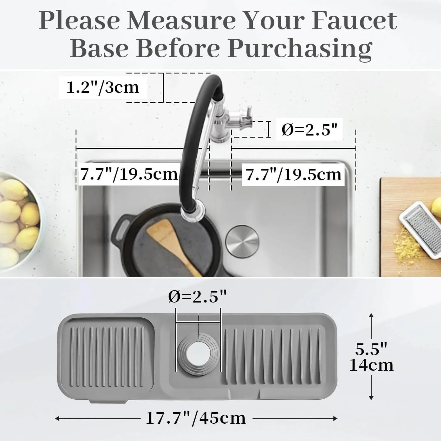 Faucet Guard & Draining Mat