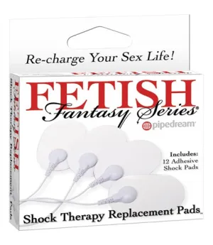 Fetish Fantasy Shock Therapy Replace Pads-12 Pc