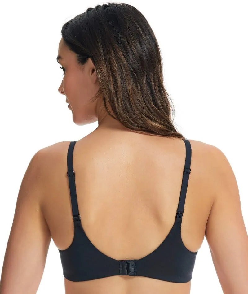 Finelines Memory Full Coverage T-Shirt Bra - Black