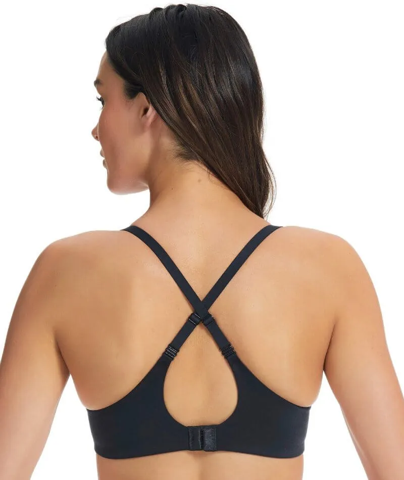 Finelines Memory Full Coverage T-Shirt Bra - Black