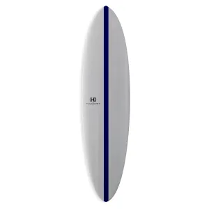 Firewire Mid 6 Thunderbolt Surfboard - White/Blue
