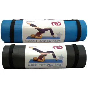 Fitness Mad NBR Pilates Mat - Blue- 10mm