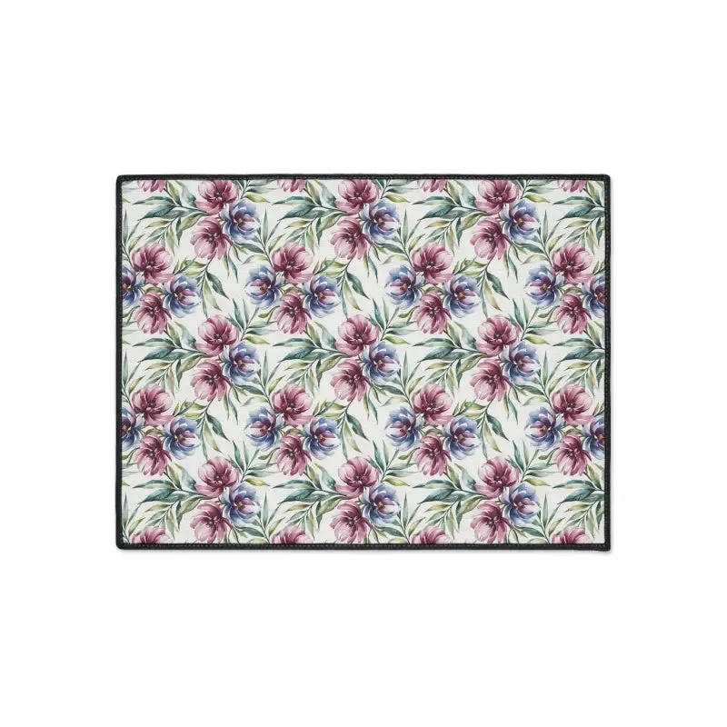 Floral Heavy Duty Floor Mat Elevates Instant Home Style