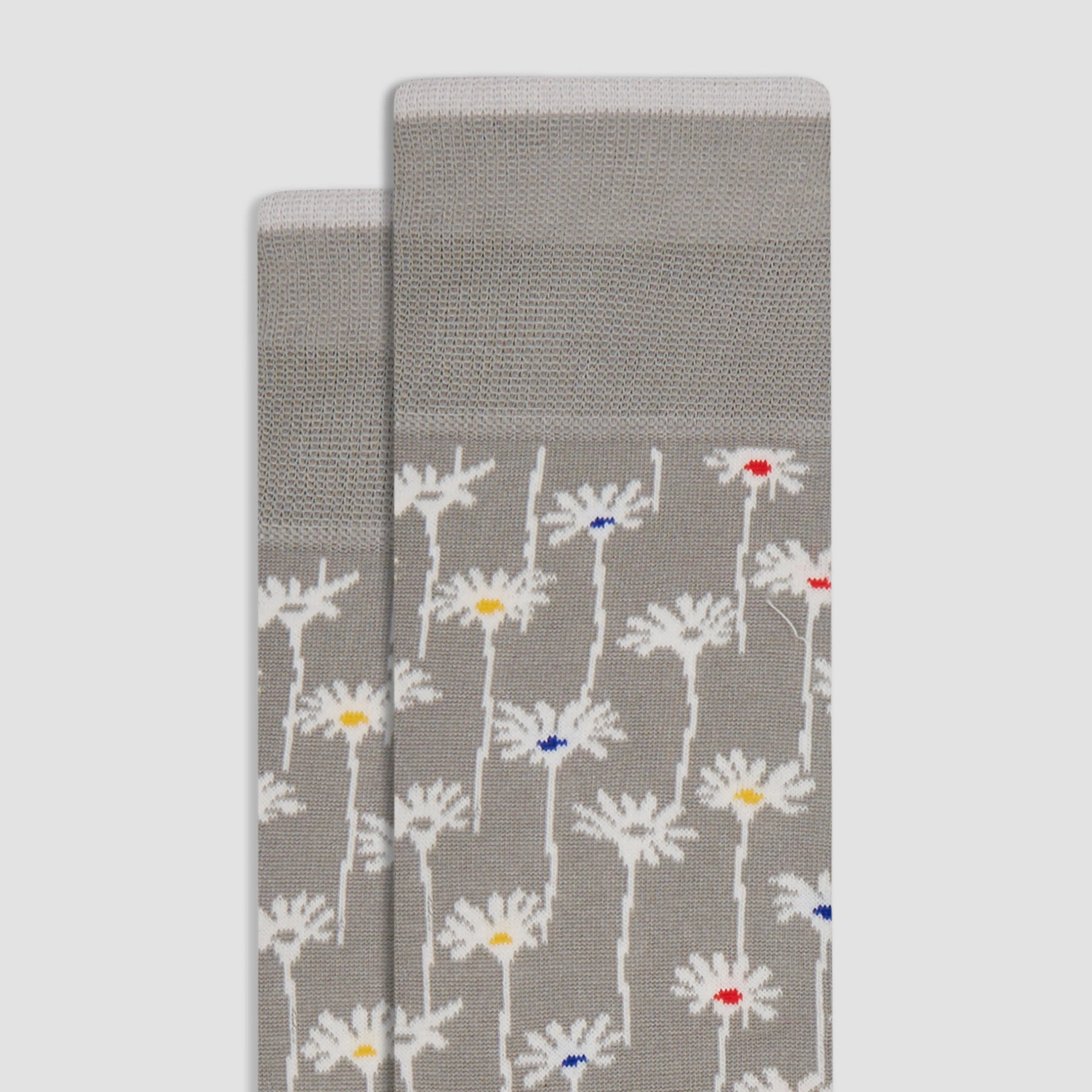 Floral Mid-Calf Socks