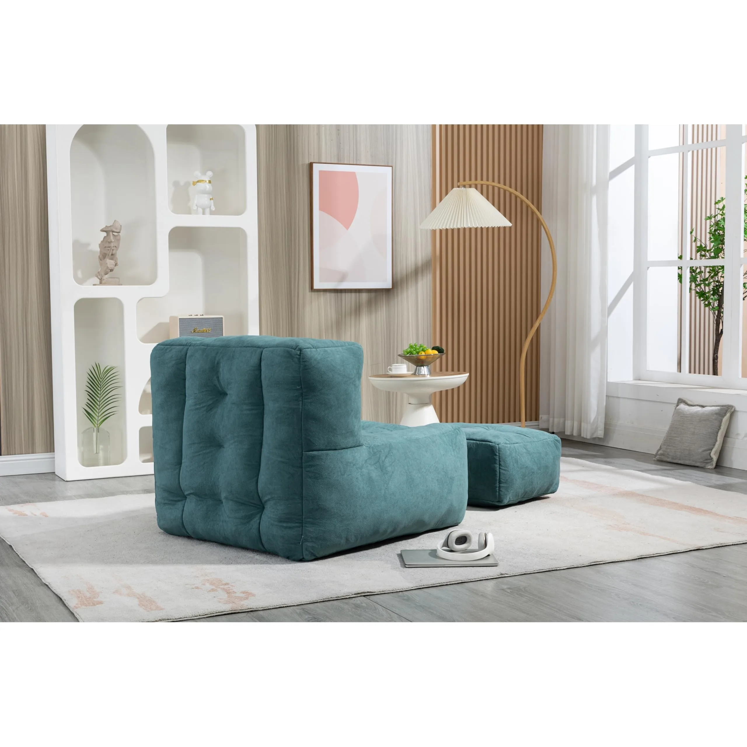 Fluffy Bean Bag Chair Lazy Sofa for Adults and Children Lounge