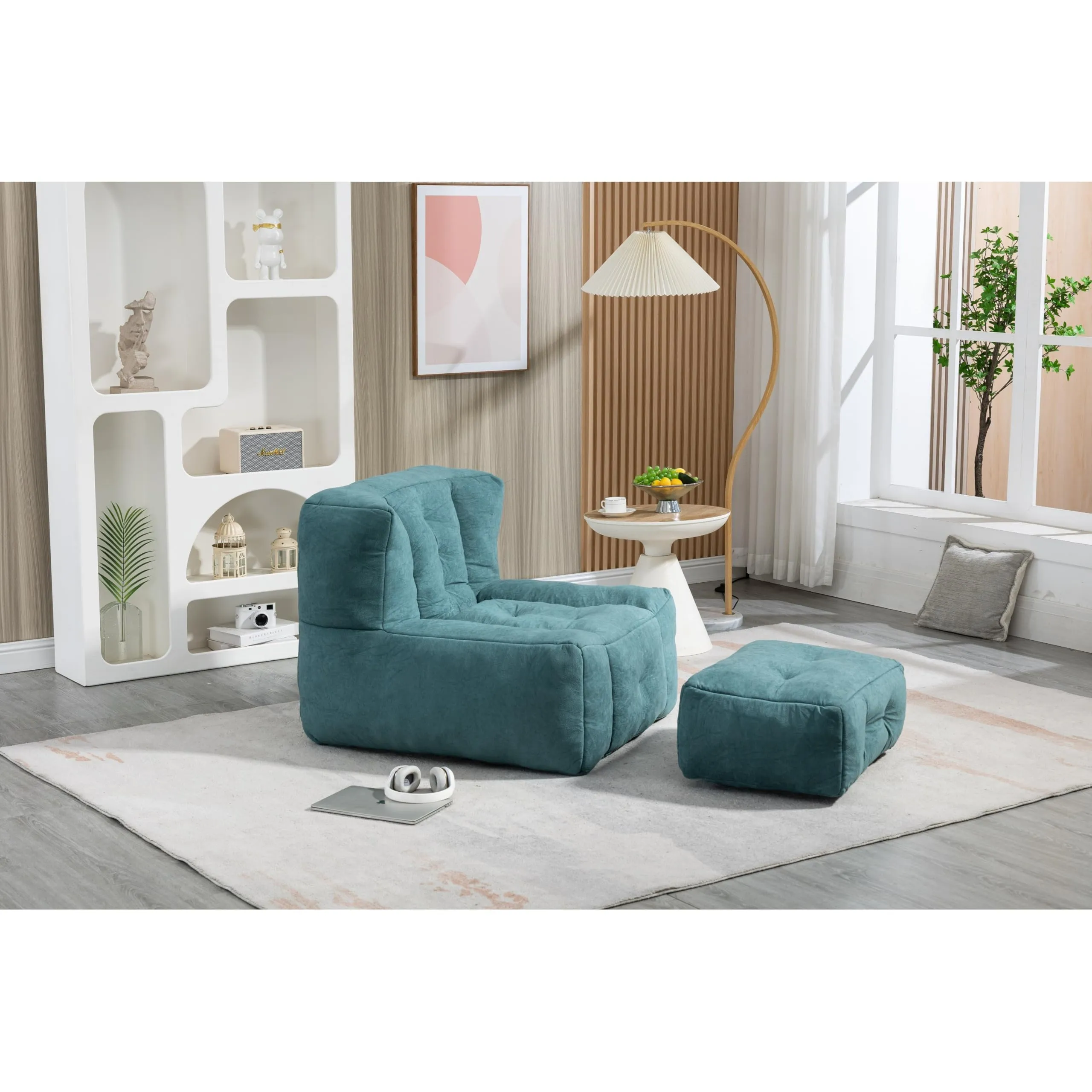 Fluffy Bean Bag Chair Lazy Sofa for Adults and Children Lounge