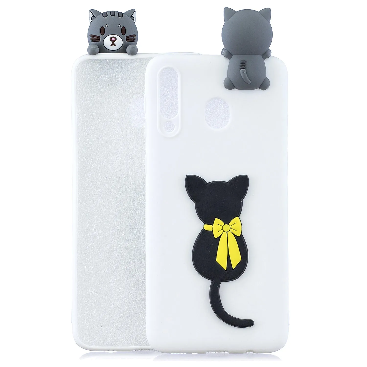 For Samsung A10S/A20S Phone Cover 3D Patch Soft TPU Cartoon Smart Phone Shell Anti-fall Anti-scratch Cellphone Coat Samsung A20S