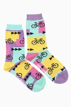 Friday Socks - Womens Mismatched Socks | 80'S Road Bikes